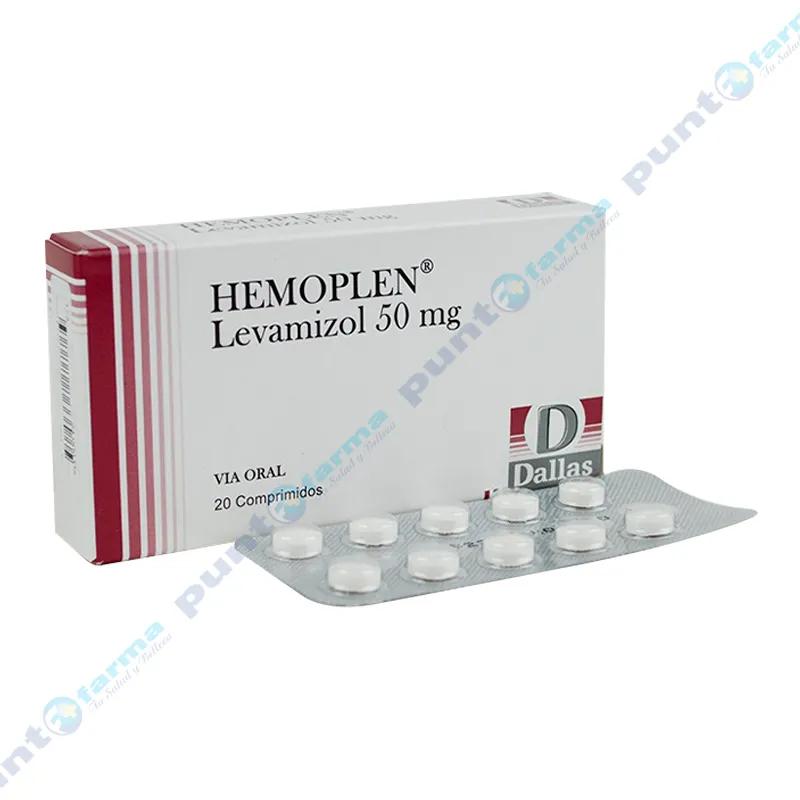 Hemoplen 50mg - Caja de 20 comprimidos