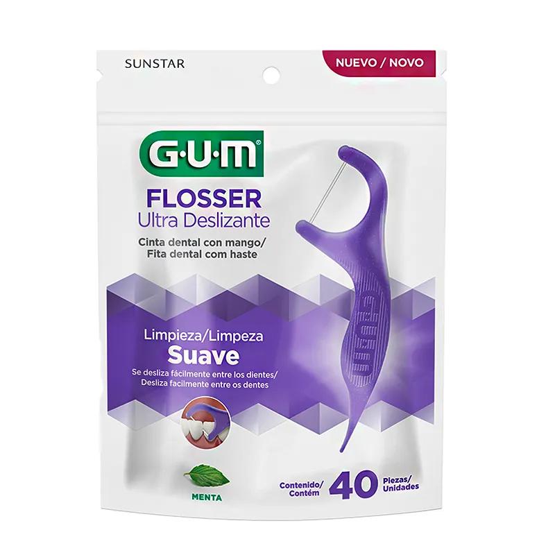 Hilo Dental Ultra Deslizante Flossers Gum - Cont 40 unidades