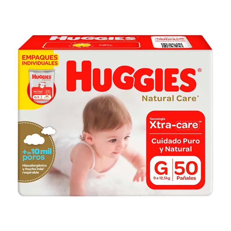 Huggies Natural Care G - Cont. 50 unidades