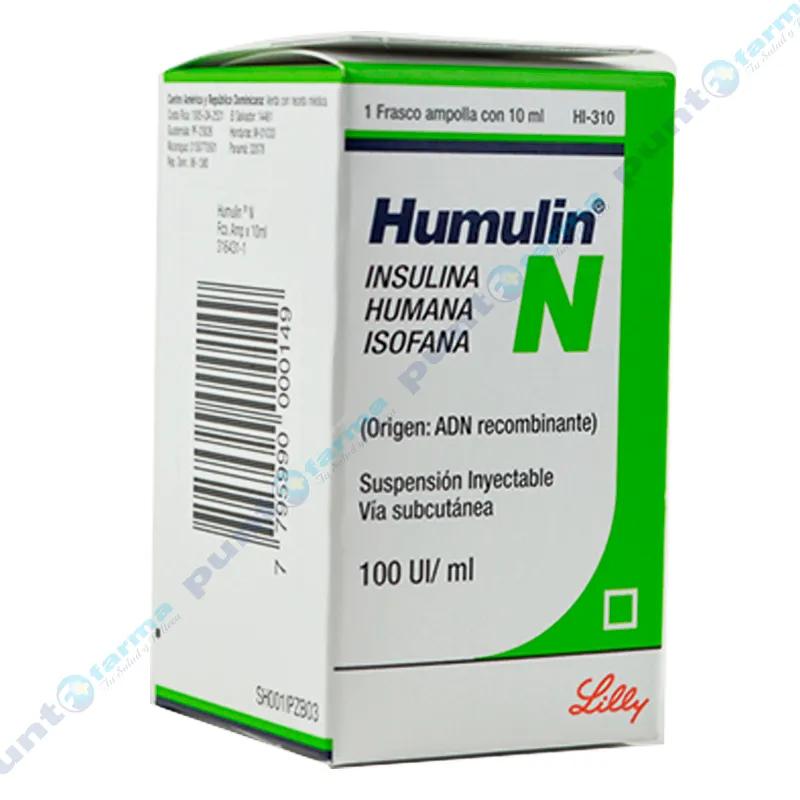 Humulin N 100 UI/mL - 1 Frasco ampolla con 10 mL