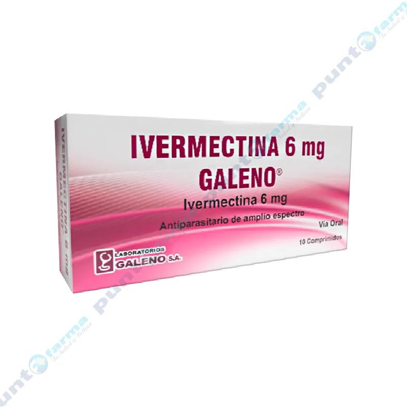 Ivermectina 6 mg - Contenido de 10 comprimidos