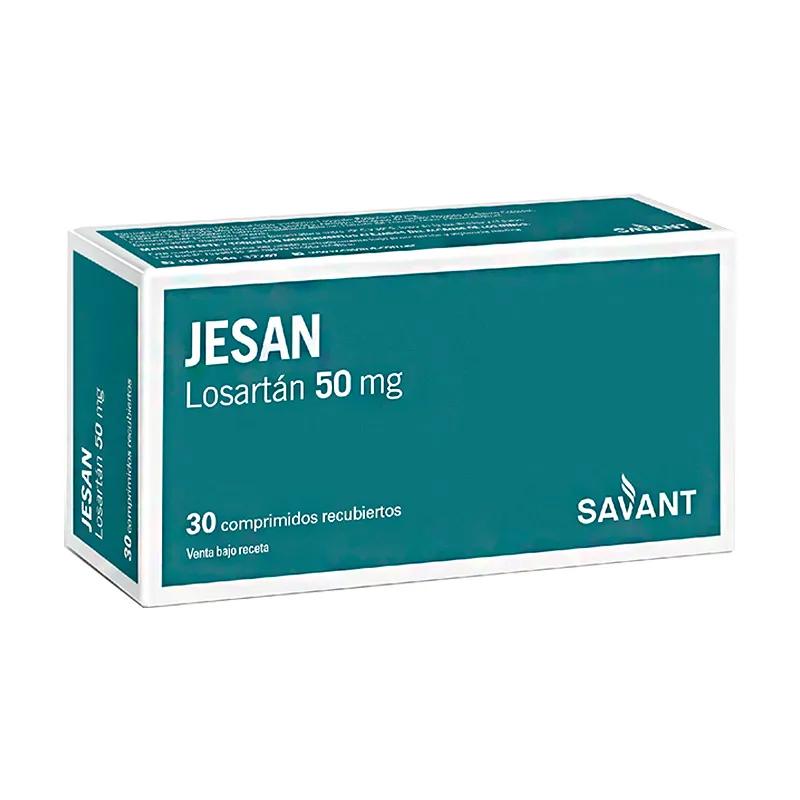 Jesan Losartán 50 mg - Caja de 30 comprimidos recubiertos