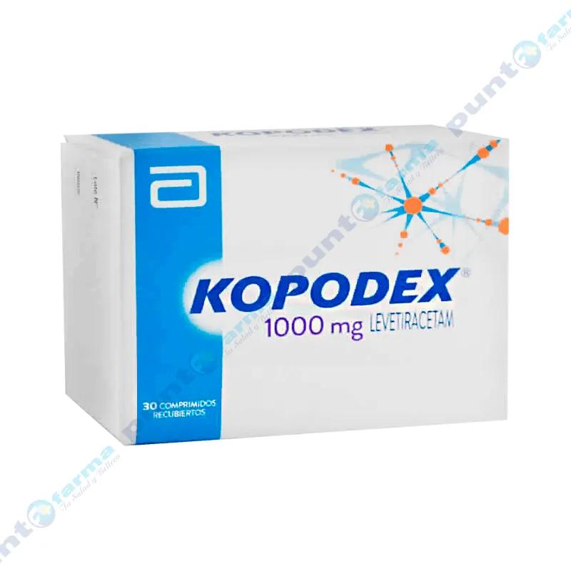 Kopodex 1000 mg Levetiracetam - Caja de 30 comprimidos