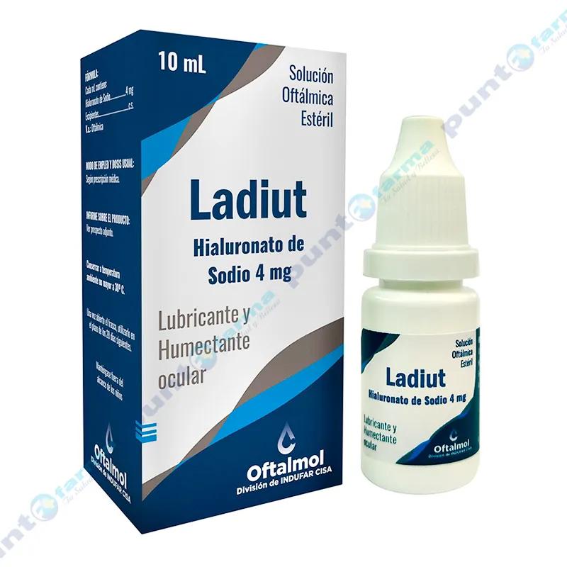 Ladiut Hialuronato de Sodio 4 mg Solución Estéril Oftálmica - 10 mL