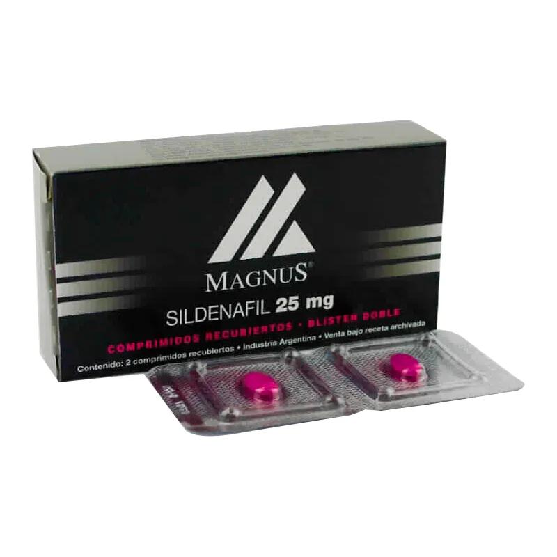 Magnus Sildenafil 25 mg - Caja de 2 comprimidos recubiertos