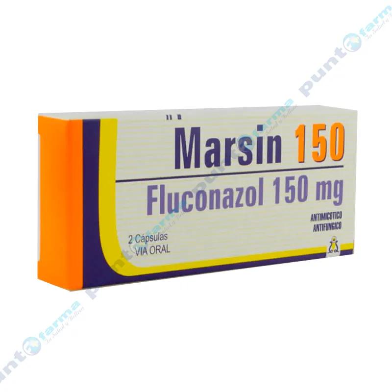 Marsin 150 Fluconazol 150 mg - Caja de 2 cápsulas