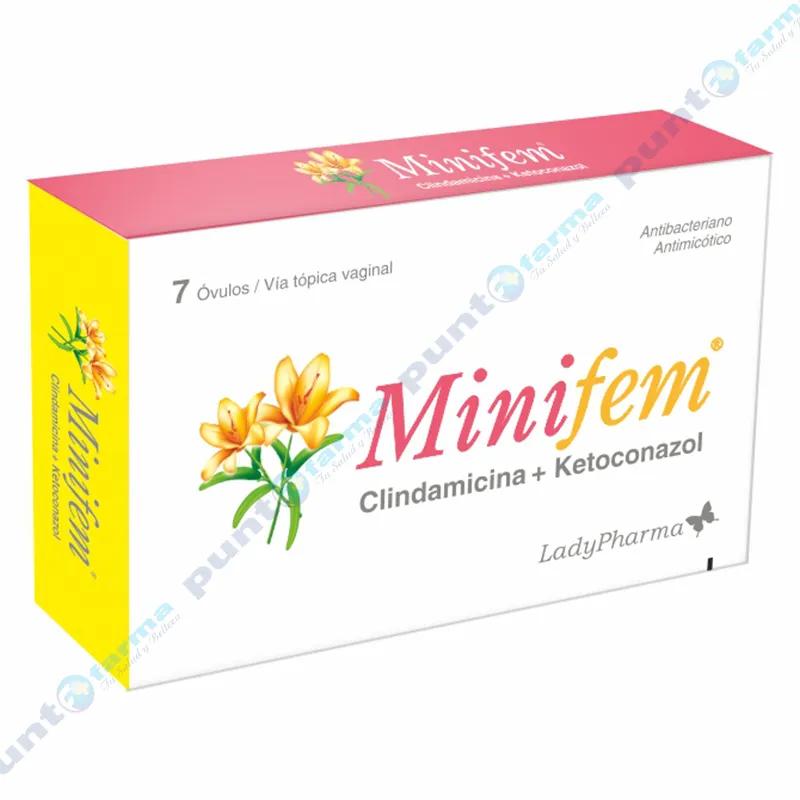 Minifem Clindamicina  - Caja de 7 Ovulos