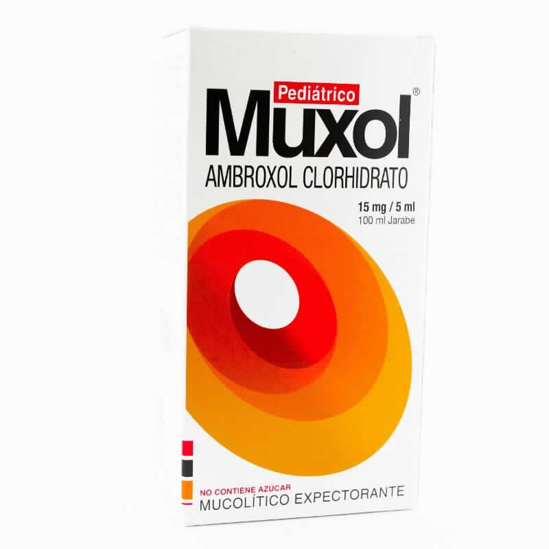 Muxol Pediátrico Ambroxol Clohidrato 15mg/5ml - Cont. 100 ml.