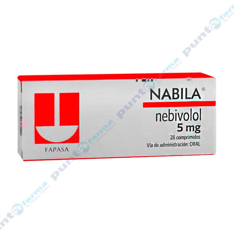 Nabila Nebivolol 5 mg - Caja de 28 Comprimidos