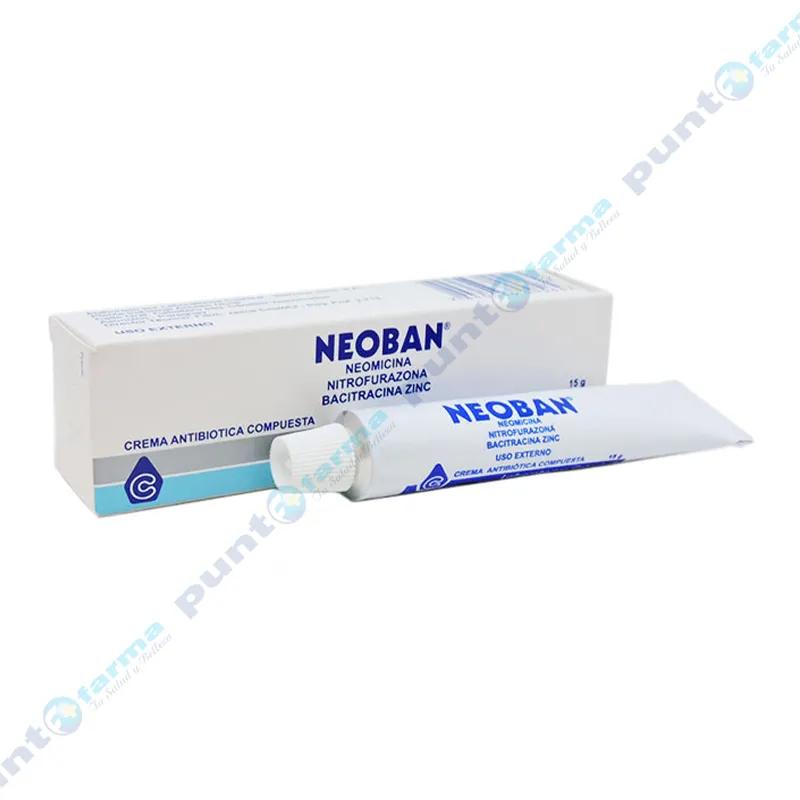 Neoban Neomicina Crema Antibiótica Compuesta - Cont. 15 gr