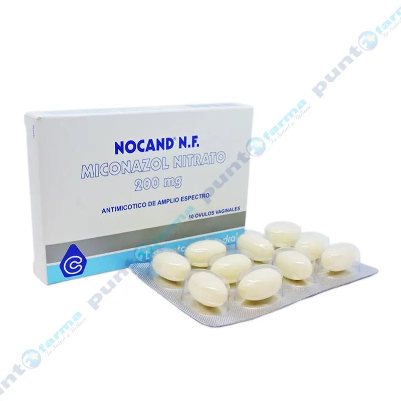 Nocand N.F Miconazol Nitrato 200 mg - Caja de 10 ovulos vaginales