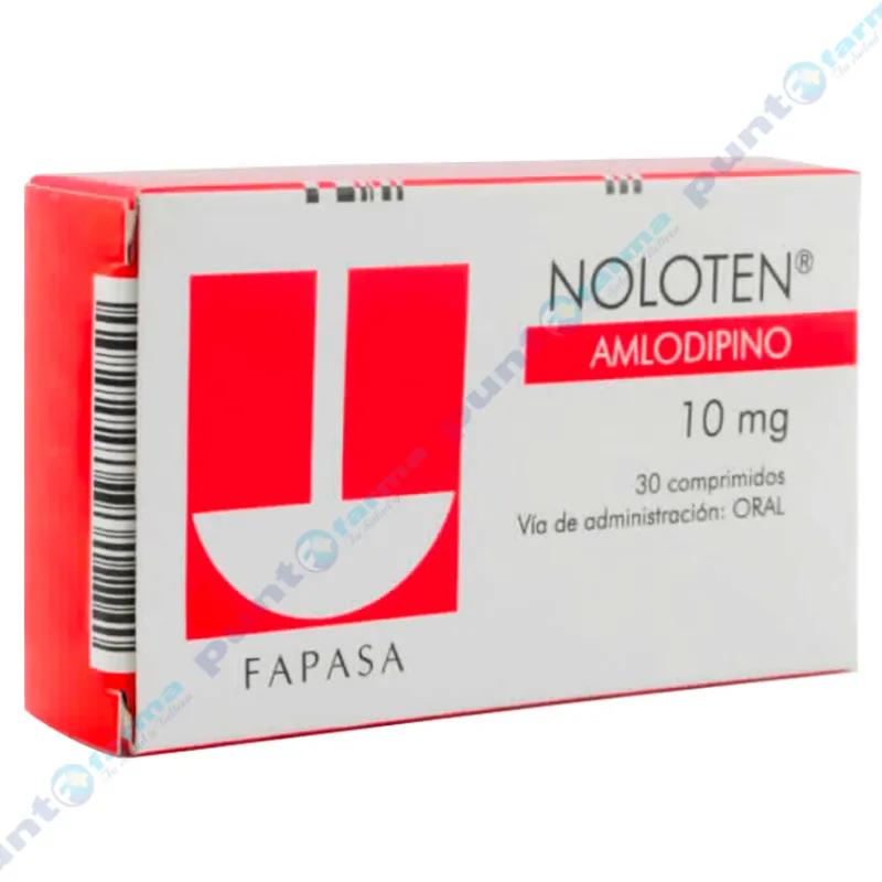 Noloten Amlodipino 10 mg - Caja de 30 comprimidos