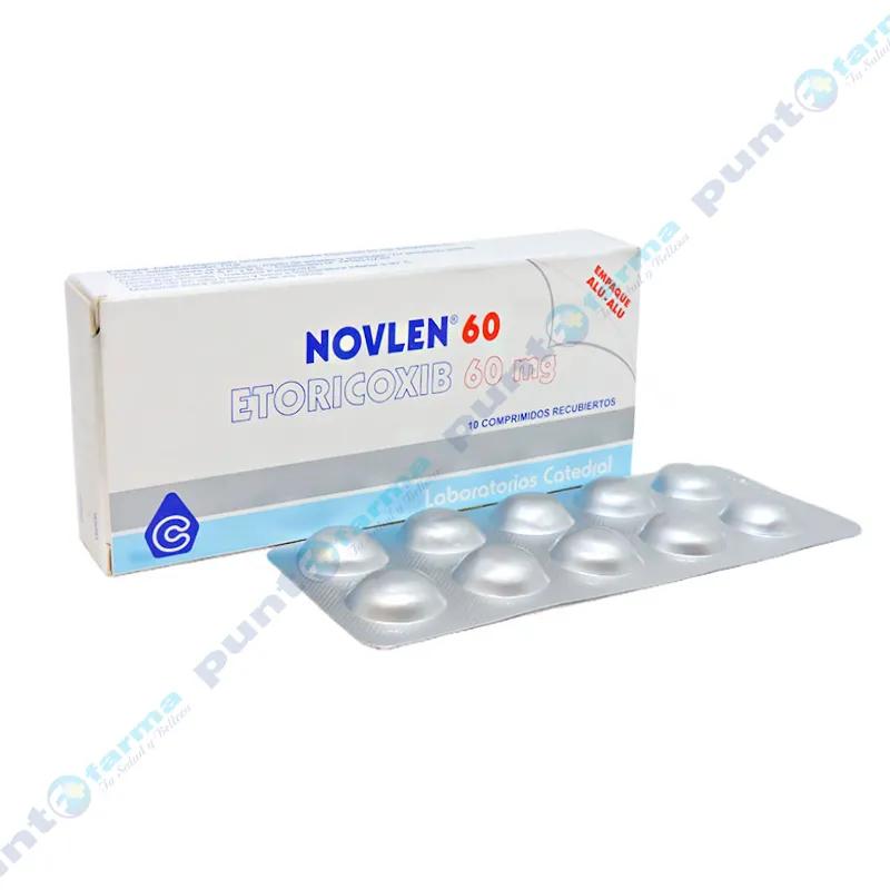 Novlen 60 Etoricoxib 60 mg - Caja de 10 comprimidos recubiertos