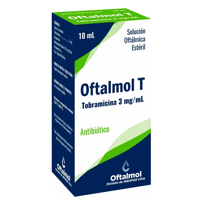 Oftalmol T Tobramicina 3 mg Gotas -  10 mL
