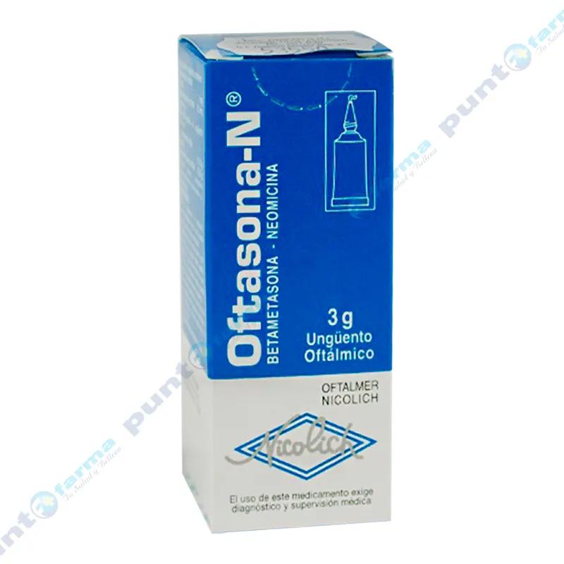 Oftasona-N - Unguento oftalmico 3 gr