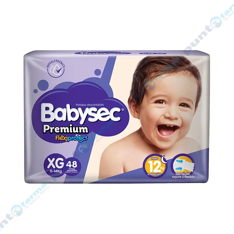 Pañales Premium XG Babysec - Cont 48 unidades
