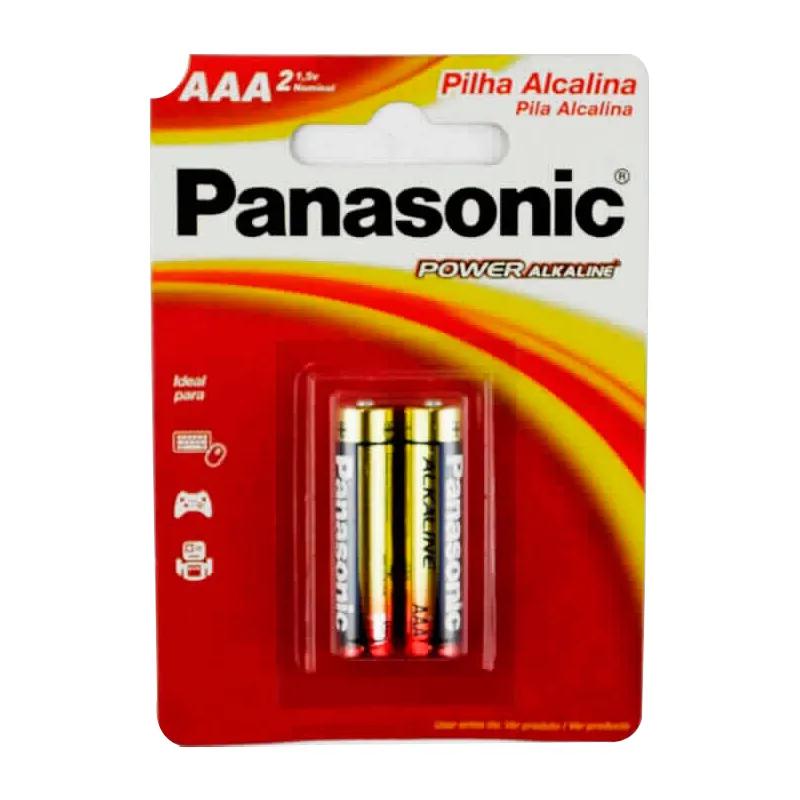 Pila Alcalina AAA Panasonic - Cont 2 unidades