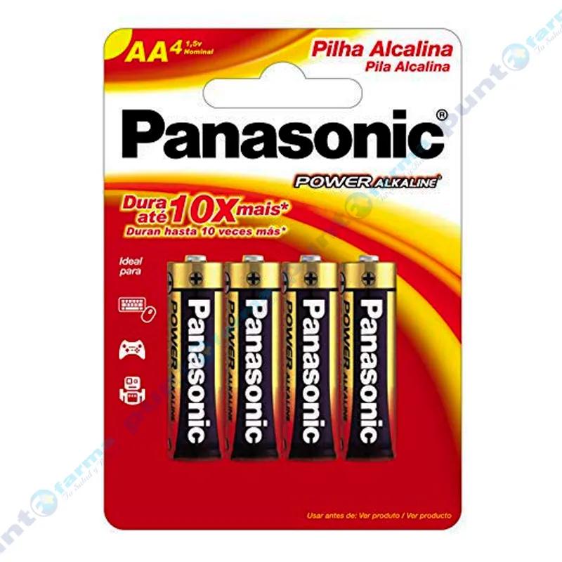 Pilas Panasonic Power Alkaline AA4 - Cont 4 unidades