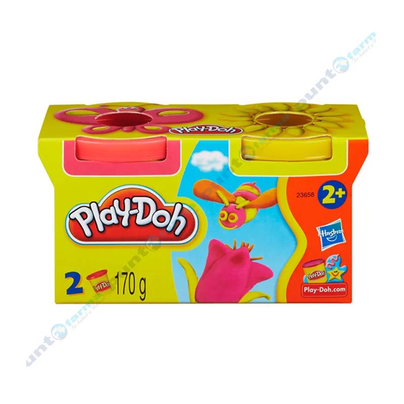 Plastilina Color Rosa y Amarillo Play-Doh - Pote