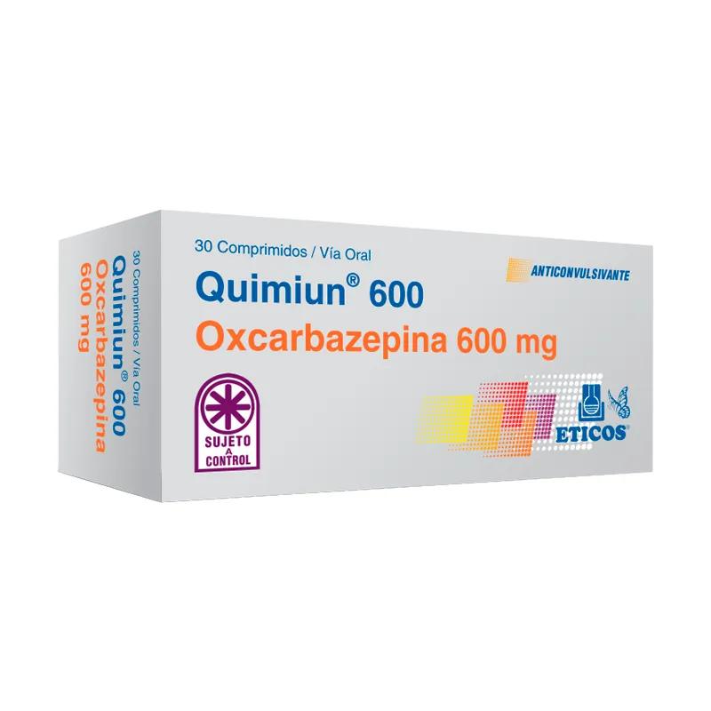 Quimium 600mg - Contenido de 30 comprimidos