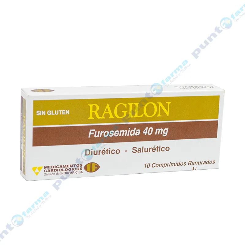 Ragilon Furosemida 40 mg - Contiene 10 Comprimidos.