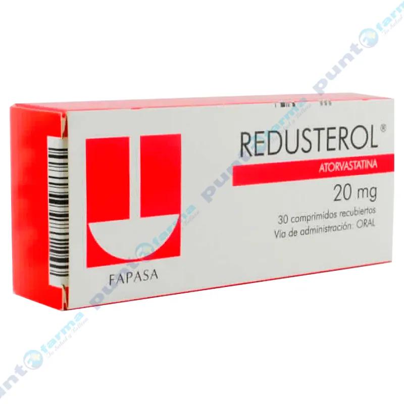 Redusterol Atorvastatina 20 mg -Caja de 30 comprimidos