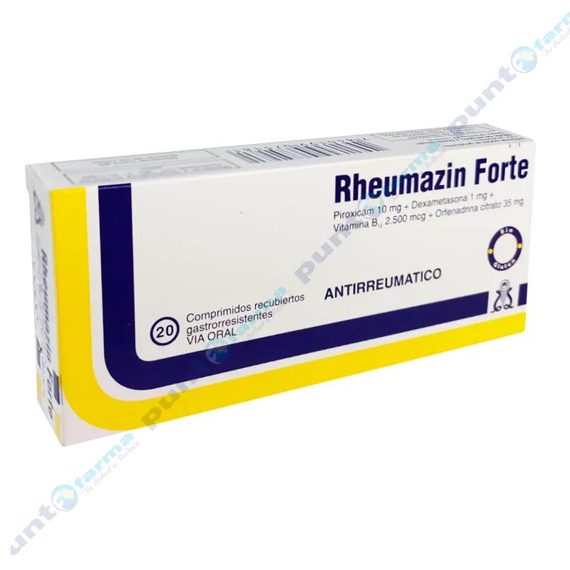 Rheumazin Forte Piroxicam 10 mg - Cont. 20 Comprimidos Recubiertos Gastrorresistentes