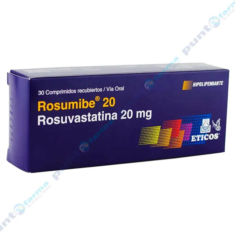 Rosumibe 20 Rosuvastatina 20 mg - Caja de 30 comprimidos recubiertos