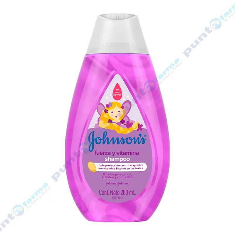 Shampoo Fuerza y Vitaminas Johnson's - 200 mL
