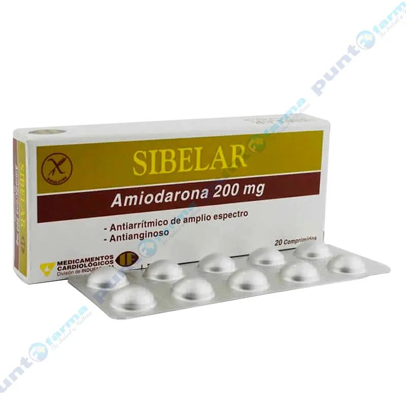 Sibelar Amiodarona 200 mg - Caja de 20 comprimidos
