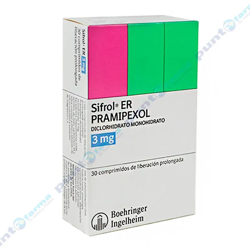 Sifrol ER 3 mg - Caja de 30 comprimidos de liberación prolongada