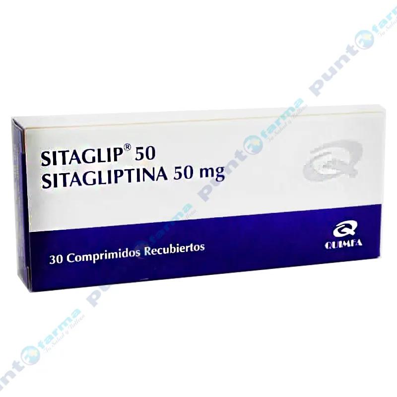 Sitaglip Sitagliptina 50 mg - Caja de 30 comprimidos recubiertos