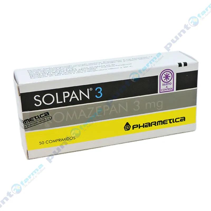 Solpan 3 mg - Caja de 50 comprimidos