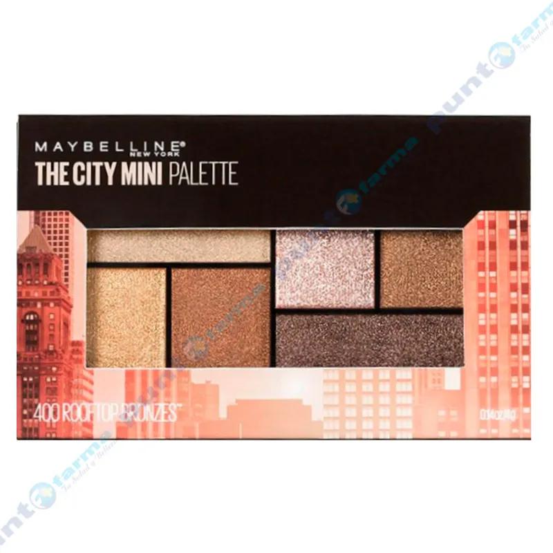 Sombras The City Mini Palette Rooftop Bronzes Maybelline