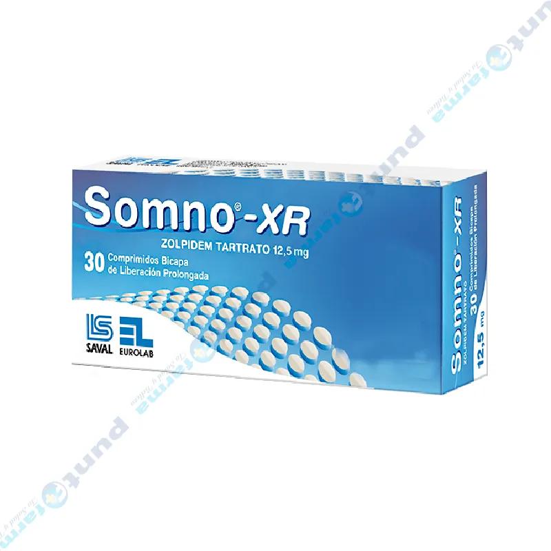 Somno XR Zolpidem Tartrato 12,5 mg - Caja de 30 comprimidos