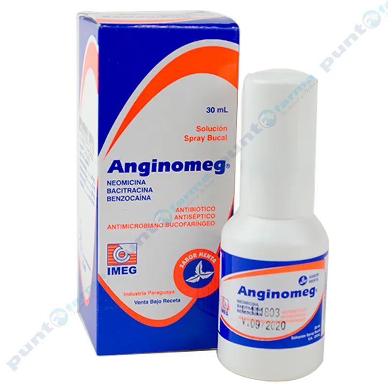 Spray Bucal Anginomeg - Solución 30 mL