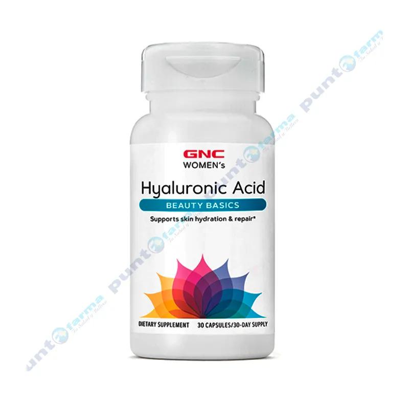 Suplemento Ácido Hialurónico Women´s GNC - Cont 30 cápsulas