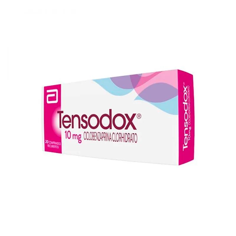 Tensodox 10 mg Ciclobenzaprina Clorhidrato - Caja de 20 Comprimidos Recubiertos.