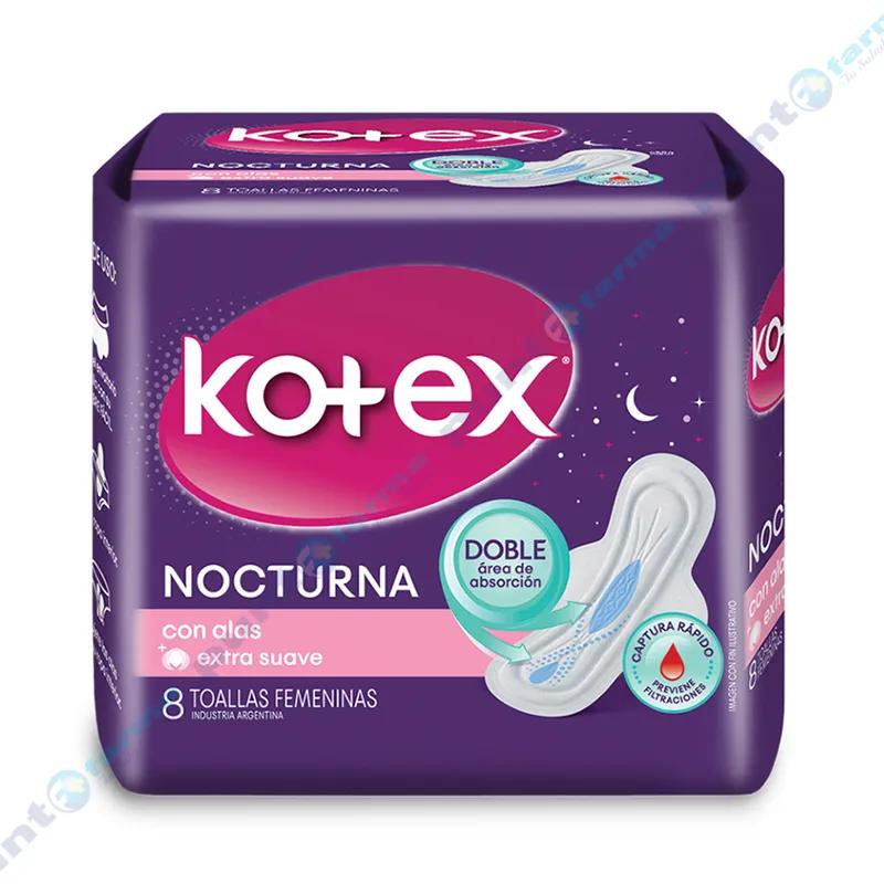 Toalla Nocturna con Alas Kotex - Con. 8 unidades