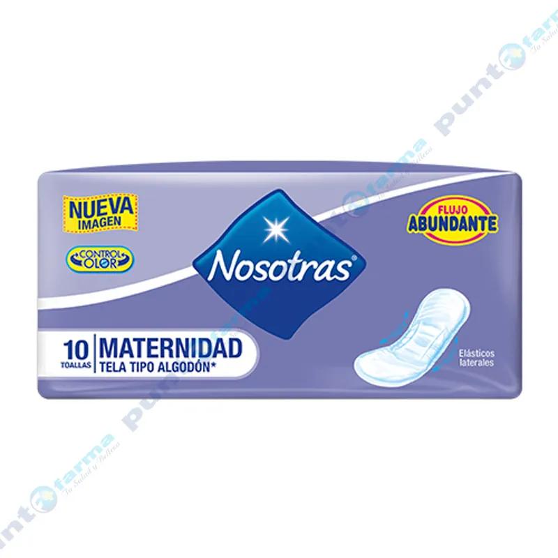 Toallas Femeninas Maternidad Nosotras - Cont. 10 unidades