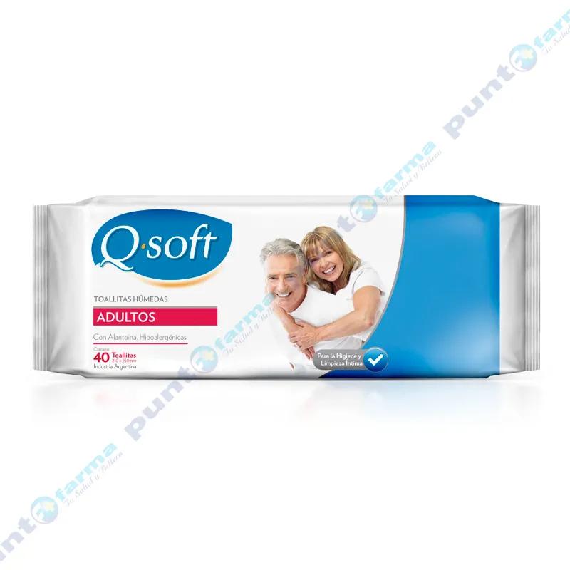 Toallitas Húmedas Adultos Q. Soft - Cont. 40 unidades