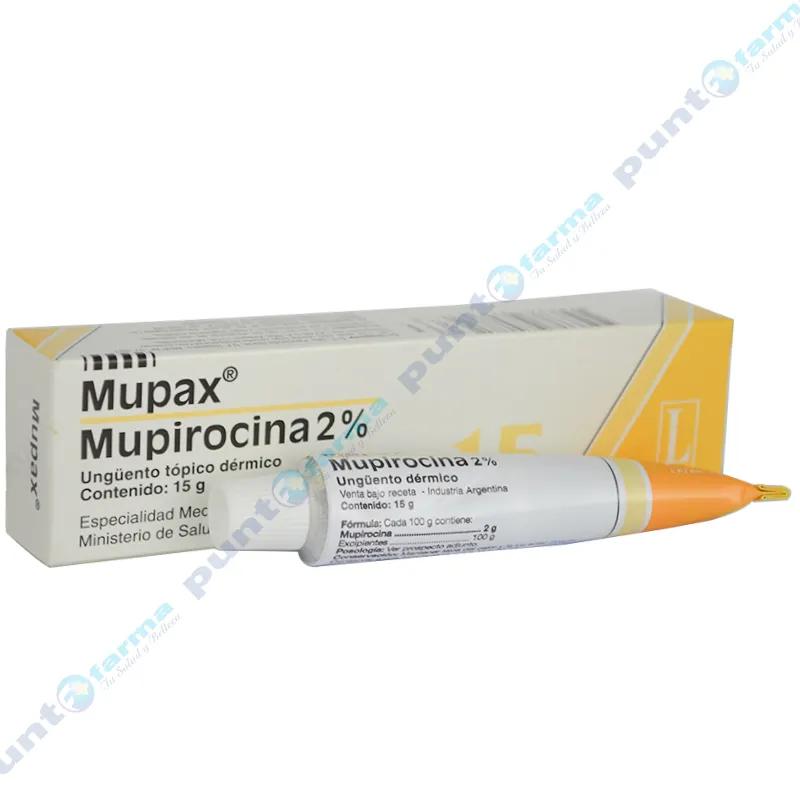 Ungüento Tópico Dérmico Mupax Mupirocina 2% - 15 gr