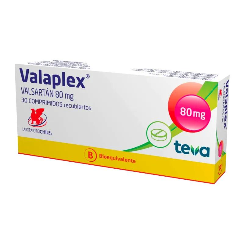 Valaplex Valsartan 80 mg - Cont. 30 comprimidos recubiertos