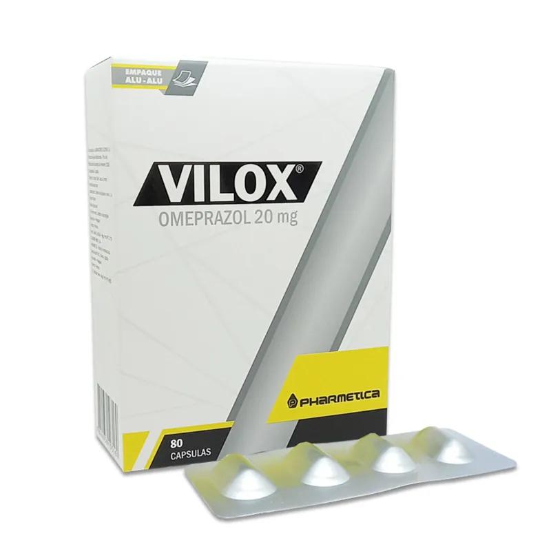 Vilox 20 mg - Caja de 80 Cápsulas