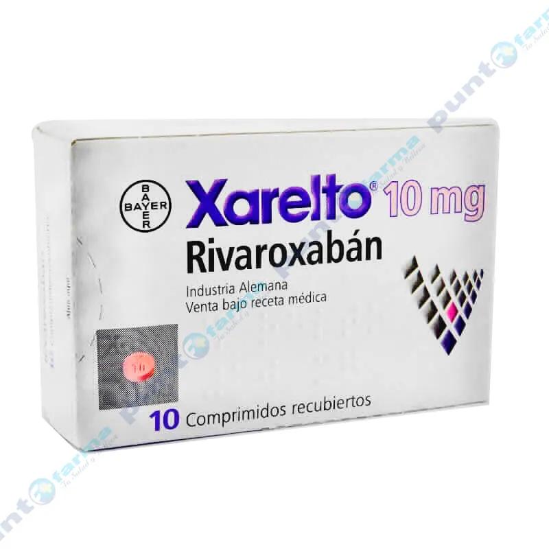 Xarelto 10 mg Rivaroxabán -  Caja de 10 comprimidos recubiertos
