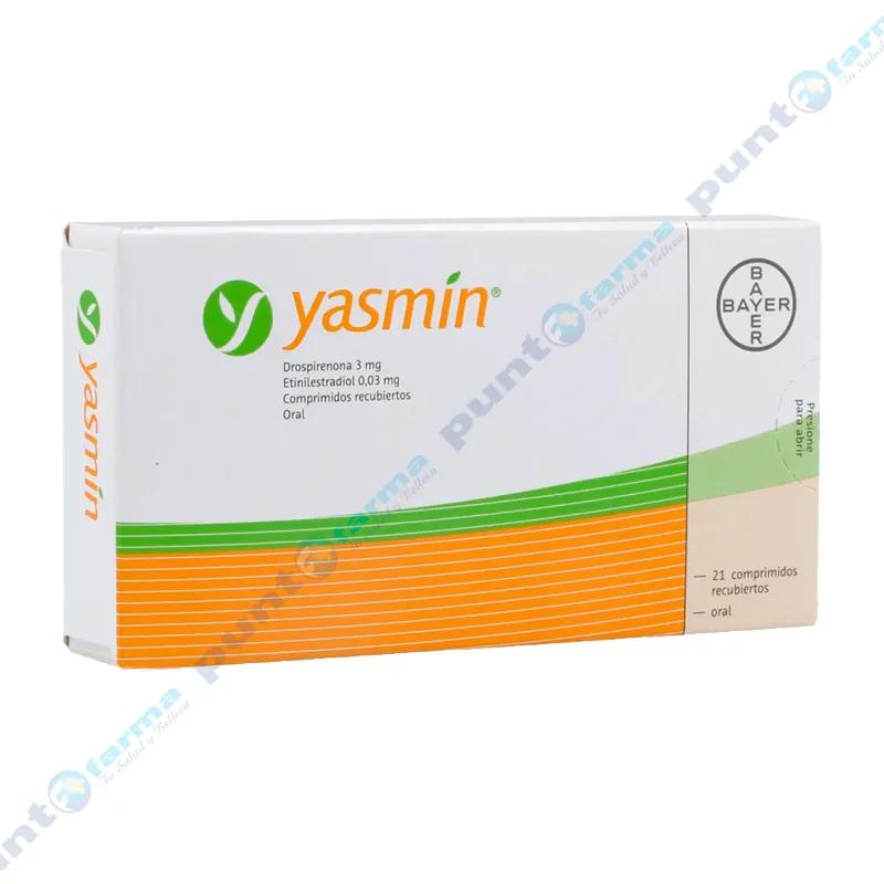 Yasmin Drospirenona 3 mg Etinilestradiol 0,03 mg - Caja de 21 Comprimidos Recubiertos