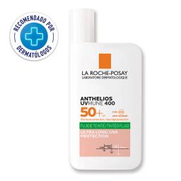 Anthelios Toque Seco UVMune Oil Control Fluido SPF50+ con Color La Roche Posay - Cont.50 ml