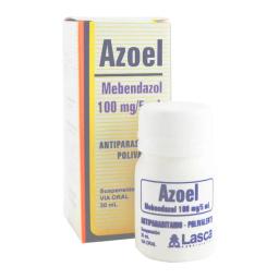 Azoel Mebendazol 100mg/5ml - Frasco de 30ml