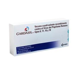Gardasil - Suspensión Inyectable 1 Vial Monodosis por 0,5 mL