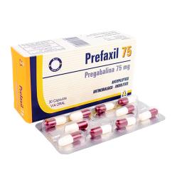 Prefaxil Pregabalina 75 mg - Cont. 30 Capsulas